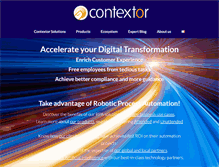 Tablet Screenshot of contextor.eu